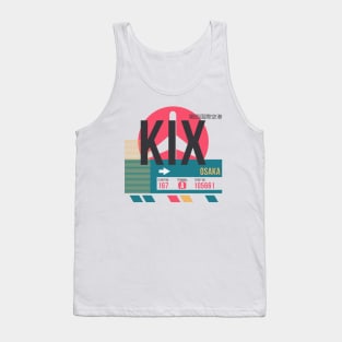 Osaka (KIX) Airport Code Baggage Tag A Tank Top